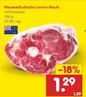 Neuseeländische Lamm-Keule Angebote bei Netto Marken-Discount Wiesbaden für 1,29 €