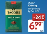 Krönung Angebote von Jacobs bei ALDI SÜD Hof für 6,99 €