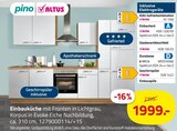 Einbauküche Angebote von pino, Altus bei ROLLER Detmold für 1.999,00 €