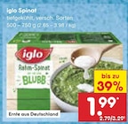 Spinat von iglo im aktuellen Netto Marken-Discount Prospekt