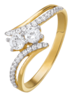 Auchan Hypermarché - Bague or 375 millièmes rhodié et oxydes de zirconium : offre du catalogue Promo Bague or 375 millièmes rhodié et oxydes de zirconium à 149,00 € dans le catalogue Auchan Hypermarché ""