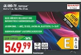4K-UHD-TV 70HP5264E im Angebot bei Marktkauf in Finnentrop 4K-UHD-TV 70HP5264E Angebote von Sharp bei Marktkauf Finnentrop für 549,99 €