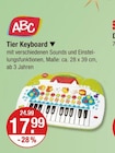 Tier Keyboard von ABC im aktuellen V-Markt Prospekt für 17,99 €