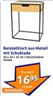 Beistelltisch aus Metall mit Schublade Angebote bei Action Wolfsburg für 16,95 €