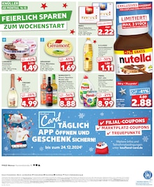 Nutella im Kaufland Prospekt "Aktuelle Angebote" mit 36 Seiten (Weimar)