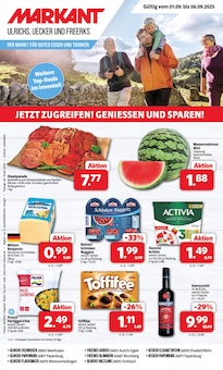 Aktueller Markant Nordwest Prospekt "DER MARKT FÜR GUTES ESSEN UND TRINKEN" Seite 1 von 12 Seiten
