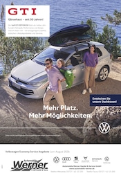 Volkswagen Prospekt für Erlau: "Mehr Platz. Mehr Möglichkeiten.", 1 Seite, 01.06.2026 - 31.08.2026