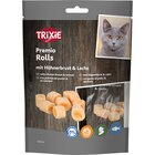 Trixie Premio Rolls mit Hühnerbrust & Lachs 50 g bei Zookauf im Ansbach Prospekt für 1,99 €