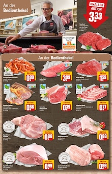 Rindfleisch im REWE Prospekt "Dein Markt" mit 36 Seiten (Lübeck)