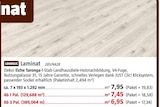 Laminat von  im aktuellen BAUHAUS Prospekt für 6,95 €