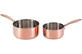 Batterie de cuisine Arthur Martin Set de 2 casseroles 16-20 cm manche fixe - Arthur Martin en promo chez Darty Batterie de cuisine Arthur Martin Set de 2 casseroles 16-20 cm manche fixe - Arthur Martin dans le catalogue Darty