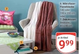 Mikrofaser-Flanelldecke bei GLOBUS im Prospekt "" für 9,99 €