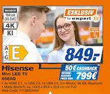 Mini LED TV 65E8Q im Angebot bei expert in Ingolstadt Mini LED TV 65E8Q Angebote von Hisense bei expert Ingolstadt für 849,00 €