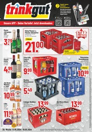 Aktueller Trinkgut Getränkemärkte Prospekt für Sessenhausen: Aktuelle Angebote mit 6} Seiten, 13.05.2024 - 18.05.2024
