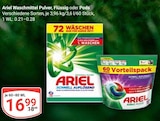 Waschmittel Pulver, Flüssig oder Pods von Ariel für 16,99 € bei GLOBUS im Angebot Waschmittel Pulver, Flüssig oder Pods von Ariel im aktuellen GLOBUS Prospekt