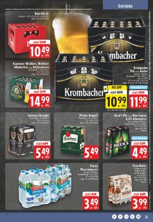 Krombacher im aktuellen EDEKA Prospekt (Bornheim) Krombacher im EDEKA Prospekt "Aktuelle Angebote" mit 32 Seiten (Bornheim)