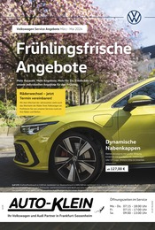 Volkswagen Prospekt für Frankfurt: "Frühlingsfrische Angebote", 1 Seite, 01.03.2024 - 31.05.2024