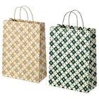 Geschenktüte verschiedene Muster bunt von GOKVÄLLÅ für 2,99 € bei IKEA im Angebot Geschenktüte verschiedene Muster bunt von GOKVÄLLÅ im aktuellen IKEA Prospekt