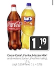 Aktuelles Coca-Cola oder Fanta oder Mezzo Mix Angebot bei Hieber in Lörrach ab 1,19 €