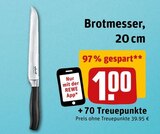 Brotmesser im Angebot bei REWE in Schwäbisch Gmünd Brotmesser Angebote bei REWE Schwäbisch Gmünd für 1,00 €