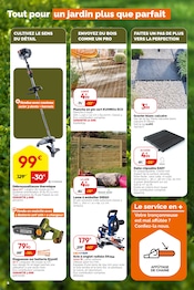 Tronçonneuse Angebote im Prospekt "C'est les vacances je finis tout ! Achevez vos travaux à prix soignés." von Weldom Tronçonneuse Angebote im Prospekt "C'est les vacances je finis tout ! Achevez vos travaux à prix soignés." von Weldom auf Seite 6