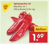 Spitzpaprika rot im Angebot bei Netto Marken-Discount in Schwäbisch Hall Spitzpaprika rot Angebote von MARKT TAG bei Netto Marken-Discount Schwäbisch Hall für 1,69 €