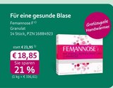 Femannose F Granulat im Angebot bei mea - meine apotheke in Homburg Femannose F Granulat Angebote bei mea - meine apotheke Homburg für 18,85 €