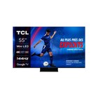 Téléviseur MINILED 4K* - 138 cm - TCL en promo chez Carrefour Vaulx-en-Velin à 649,99 €