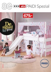 Aktueller XXXLutz Möbelhäuser Prospekt mit Bett, "PAIDI Spezial", Seite 1