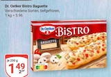Bistro Baguette im Angebot bei GLOBUS in Erlangen Bistro Baguette Angebote von Dr. Oetker bei GLOBUS Erlangen für 1,49 €