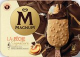 Bâtonnet glace signature à la pêche x4 - MAGNUM en promo chez Intermarché Hyper Bâtonnet glace signature à la pêche x4 - MAGNUM dans le catalogue Intermarché Hyper