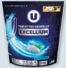 Tablettes vaisselle Excellium - U en promo chez Hyper U Saintes à 4,84 €