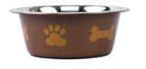 GAMELLE EN INOX À MOTIFS 250 ML - LEEBY dans le catalogue Animalis