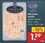 Wurst Aufschnitt Angebote von Wolf bei Netto Marken-Discount Ahaus für 1,29 €