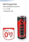 Energy Drink im Angebot bei GLOBUS in Oberhausen Energy Drink Angebote von Hell bei GLOBUS Oberhausen für 0,59 €