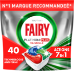 TABLETTES LAVE VAISSELLE PLATINUM PLUS FAIRY - FAIRY - Auchan Hypermarché à Saint-Germain-en-Laye TABLETTES LAVE VAISSELLE PLATINUM PLUS FAIRY - FAIRY en promo chez Auchan Hypermarché Saint-Germain-en-Laye