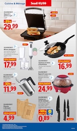 Prix et réduction Couteau dans le prospectus Lidl en cours Offre Couteau dans le catalogue Lidl du moment à la page 41
