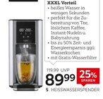 Heißwasserspender im XXXLutz Möbelhäuser Prospekt Heißwasserspender von Caso Design im aktuellen XXXLutz Möbelhäuser Prospekt für 89,99 €