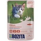 Aktuelles Bozita Cat Häppchen in Soße Lachs für Kitten 85 g Angebot bei Zookauf in Hagen (Stadt der FernUniversität) ab 0,99 €