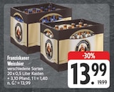 Weissbier Angebote von Franziskaner bei EDEKA Freital für 13,99 €