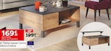 Table basse Como béton/chêne - But à Montpellier Table basse Como béton/chêne en promo chez But Montpellier à 169,99 €