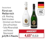 Aktuelles Riesling Sekt trocken Angebot bei METRO in Bremen ab 5,53 €