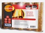 Lot de 5 bûches de bois densifié - EQUATION - Weldom Lot de 5 bûches de bois densifié - EQUATION à 4,99 € dans le catalogue Weldom