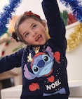 Sweat de Noël imprimé Stitch fille - Disney - LILO & STITCH en promo chez Gémo Saint-Nazaire à 15,99 €