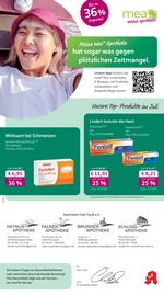 mea - meine apotheke Apotheken Prospekt der aktuellen Woche mit 4 Seiten, gültig von 01.07.2026 bis 31.07.2026, in Maulbronn und Umgebung Aktueller mea - meine apotheke Apotheken Prospekt in Maulbronn und Umgebung, "Unsere Juli-Angebote" mit 4 Seiten, 01.07.2026 - 31.07.2026