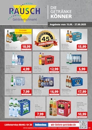 Aktueller GetrÀnkefachmarkt Rausch Prospekt GetrÀnkefachmarkt Rausch Prospekt mit 2 Seiten