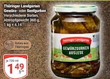 Gewürzgurken Auslese Angebote von Thüringer Landgarten bei GLOBUS Leipzig für 1,49 €