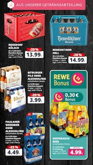 Bitburger im aktuellen REWE Prospekt (Köln) Bitburger im REWE Prospekt "Dein Markt" mit 23 Seiten (Köln)