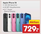iPhone 16 im Angebot bei Netto Marken-Discount in Laatzen iPhone 16 Angebote von Apple bei Netto Marken-Discount Laatzen für 729,00 €