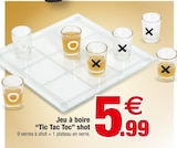 Bazarland Hirson - Promo Jeu à boire “Tic Tac Toc” shot Promo Jeu à boire “Tic Tac Toc” shot à 5,99 € dans le catalogue Bazarland à Hirson
